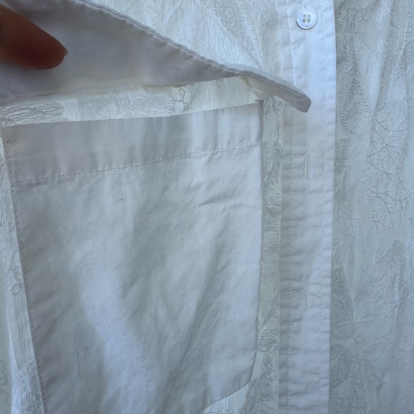 NWOT Zara White Long Sleeve Lace Dress - Picture 6 of 8